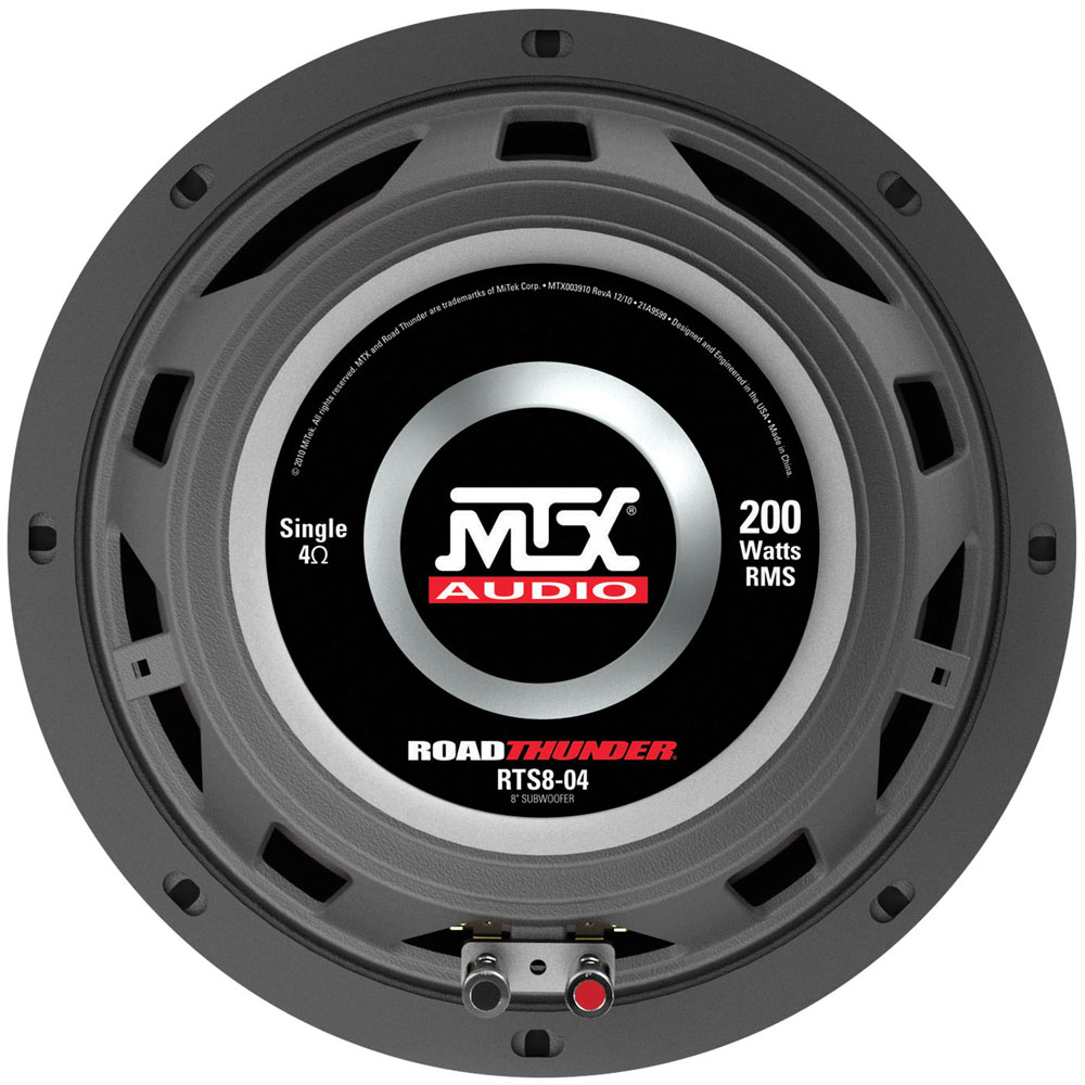 RTS804 RoadThunder 8" Car Audio Subwoofer MTX Audio