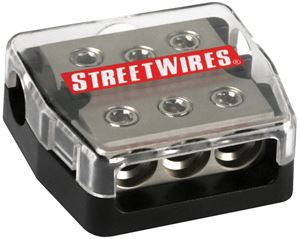 Picture of MTX StreetWires DBX3434 4 AWG 3 In/3 Out Distribution Block