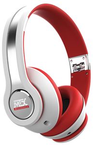 MTX iX1 WHITE On Ear Headphones - White/Red