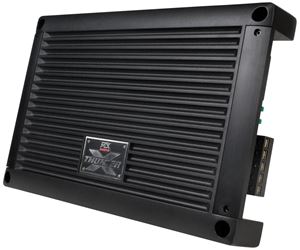 XTHUNDER125.4 5-Channel Car Audio Full Range Amplifier Front Angle