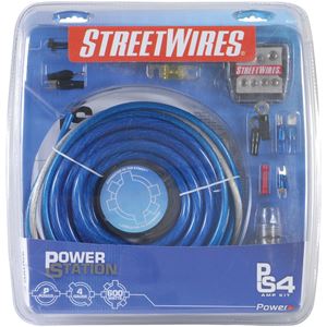 Picture of MTX StreetWires PSK04BM 4 AWG Power Station Multi Amp Kit