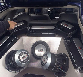 Large MTX Subwoofer and Amplifier System