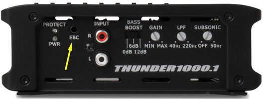 MTX Thunder Amplifier Back