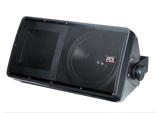 AW82-B All-Weather Black Speaker Front Horizontal