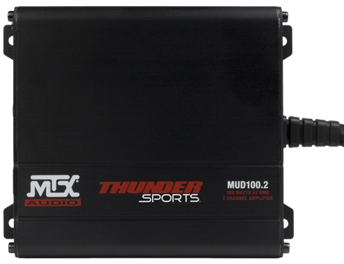 MUD100.2 All-Weather 2-Channel Amplifier Front	